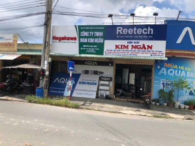 Thi công Biển hiệu quảng cáo Mặt dựng Alu thương hiệu Nagakawa