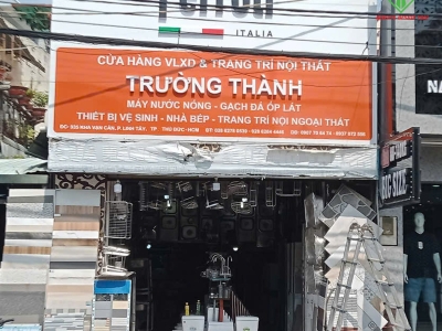 Thi công Biển hiệu quảng cáo Mặt dựng Alu thương hiệu Ferroli