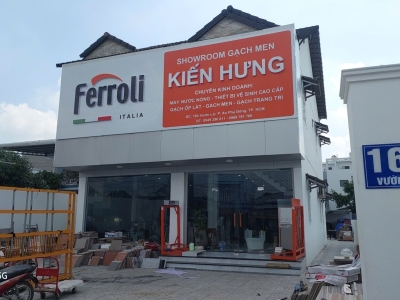 Thiết kế - Thi công bảng hiệu quảng cáo thương hiệu Ferroli