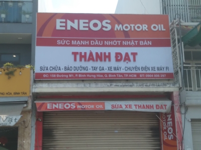 Thiết kế - Thi công bảng hiệu quảng cáo thương hiệu Dầu nhớt ENEOS